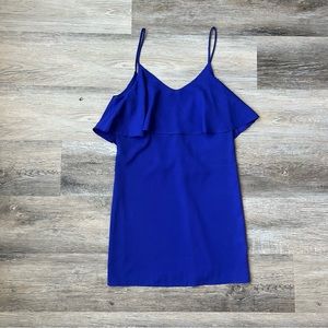 Rachel Kate cobalt flounce dress